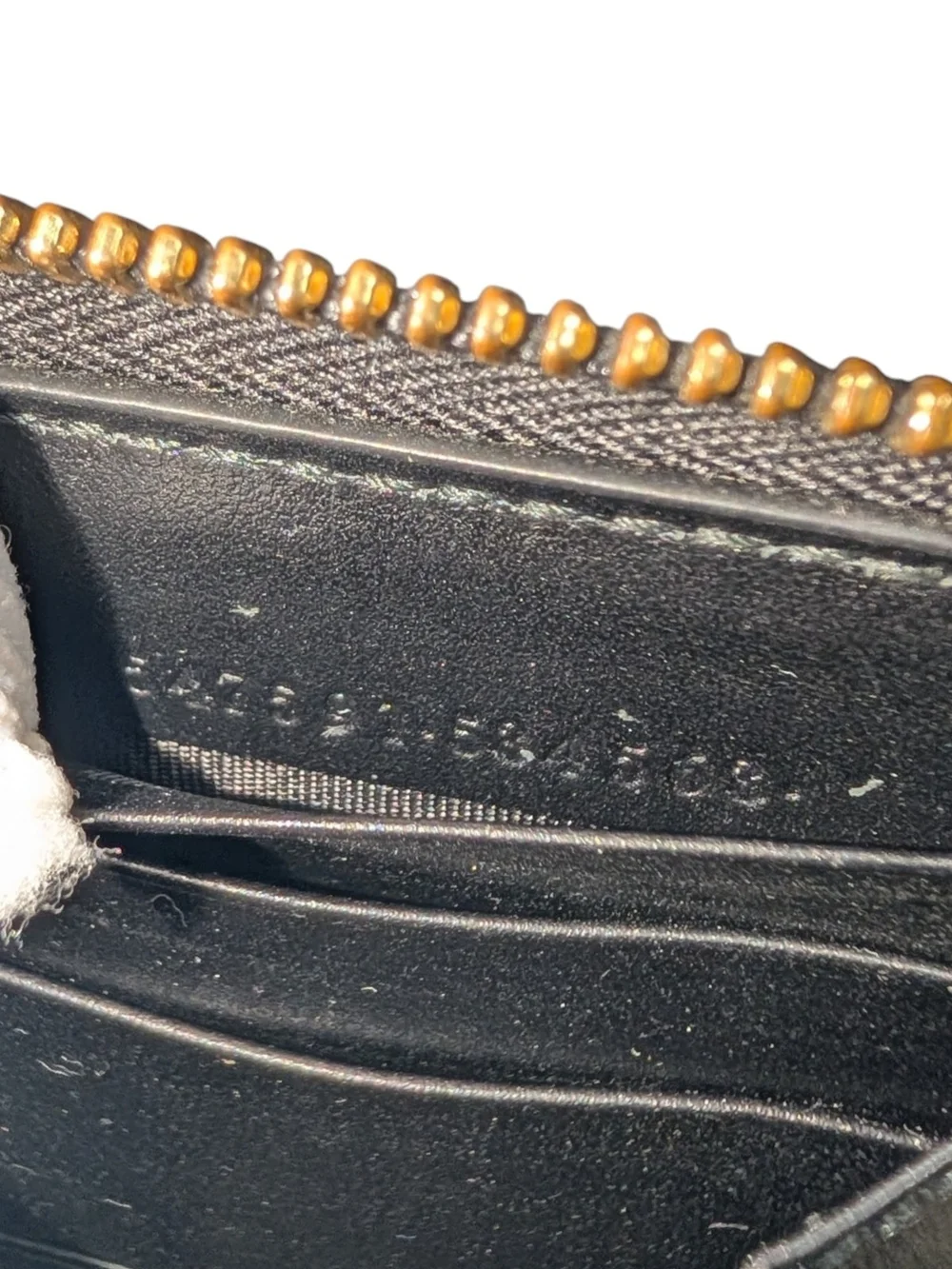 Gucci Black Minimalistic Calf Leather Continental Long Zip Around Wallet